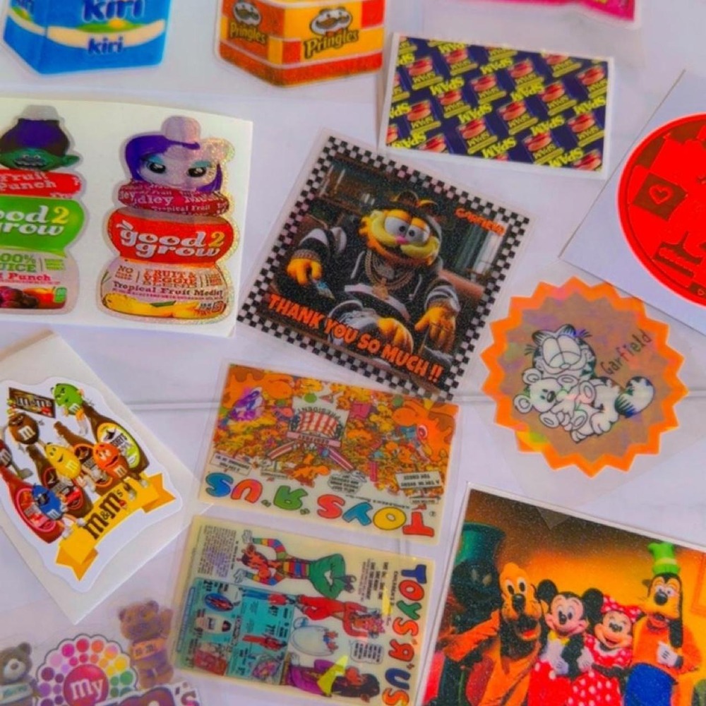 Vintage STYLE Y2K Nostalgia Sticker Lot Mixed Retro Decals BUNDLE